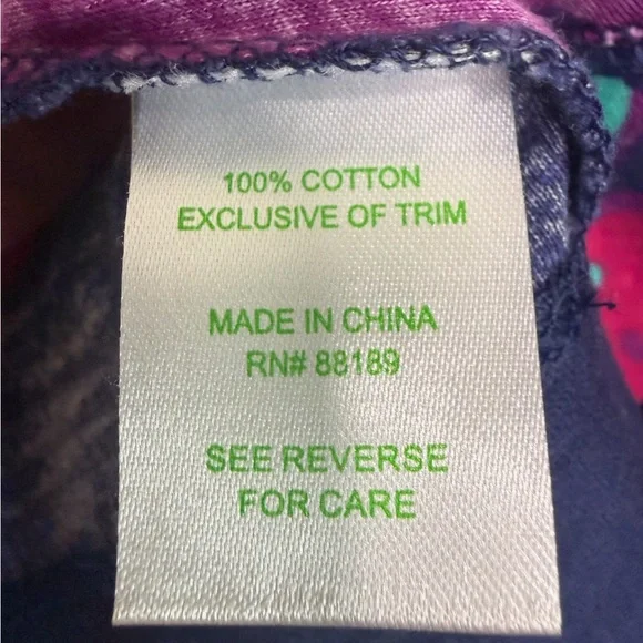 Lilly Pulitzer Caila T-Shirt Dress in the vibrant "Garden Games" floral print - Picture 10 of 11